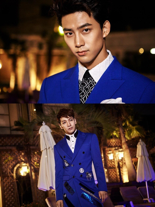 2PM 옥택연과 준케이(아래)[JYP 홈페이지]